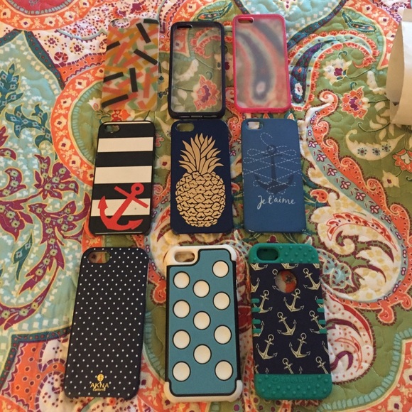 Bundle of 9! iPhone 5/5s cases!!