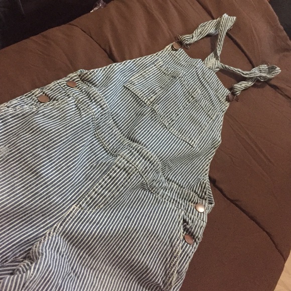 Jean pinstripe Overalls