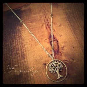 Silver & Gold "Tree-Of-Life" Necklace