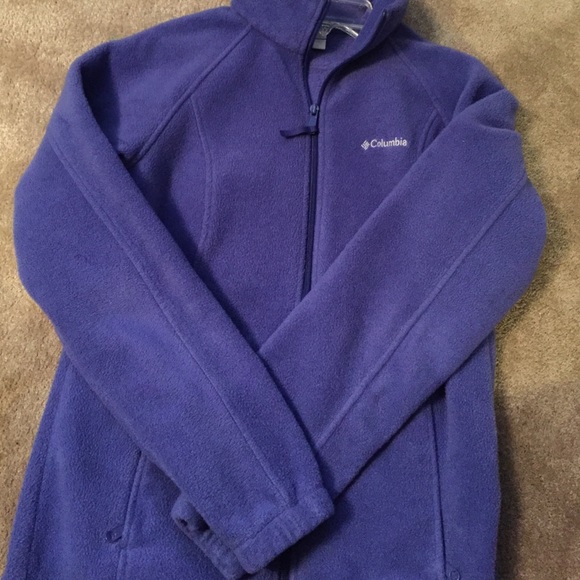 Purple Columbia full zip fleece