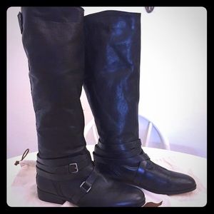 Black Leather Dolce Vita Boots
