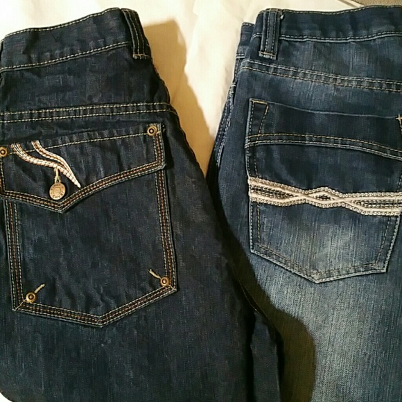 Boys long denim shorts Size 14