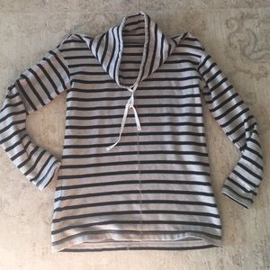 LOFT turtle neck sweater tunic xs