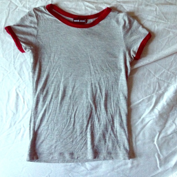 Wet seal grey and Maroon top! - Picture 1 of 2