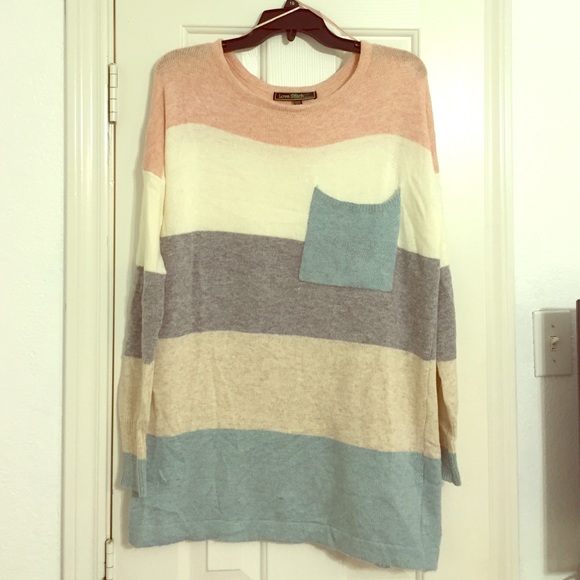Love Stitch Striped Sweater