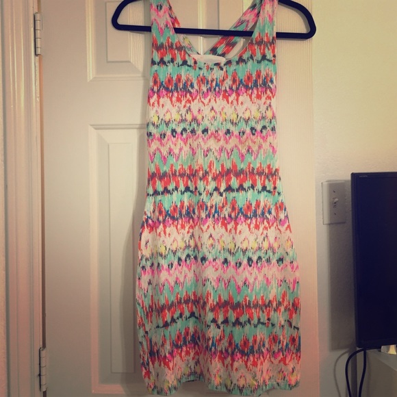 Multi Colored Tank Dress