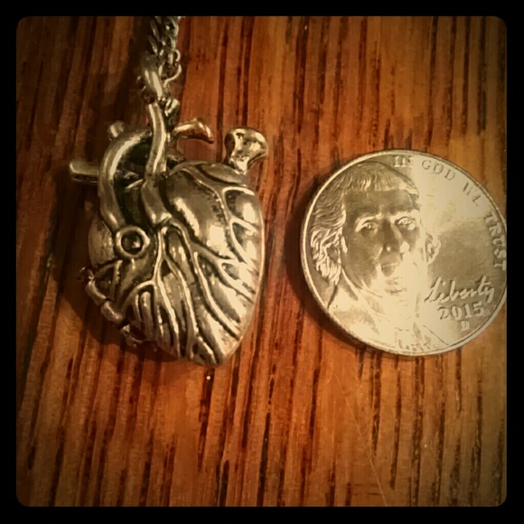 Real hart locket necklace