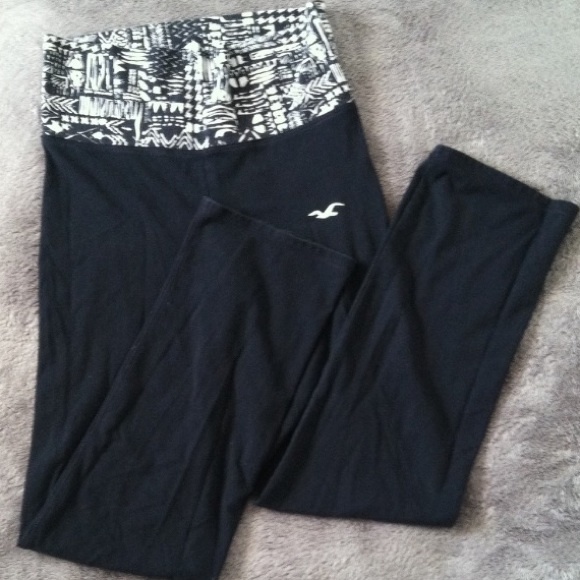 Hollister Aztec Fold Yoga Pants