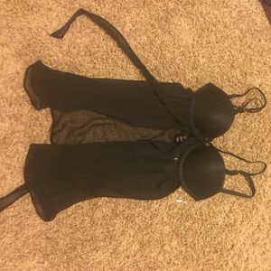 Black lingerie slip. SIZE 34B. NWT