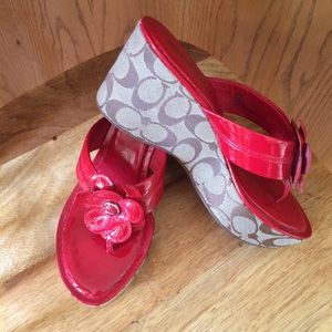 Coach Poppy wedges