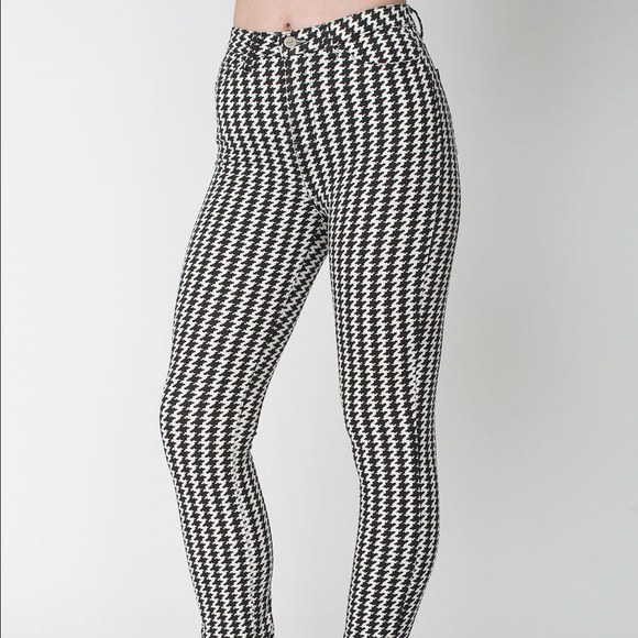 American apparel houndstooth jeans