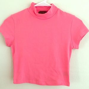 Basic Peach Crop Top Brand New