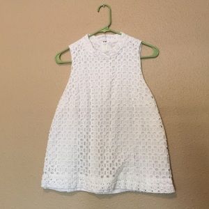 J. Crew Eyelet Tank