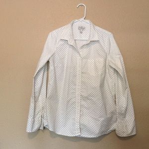 J. Crew Polka Dot Button Up