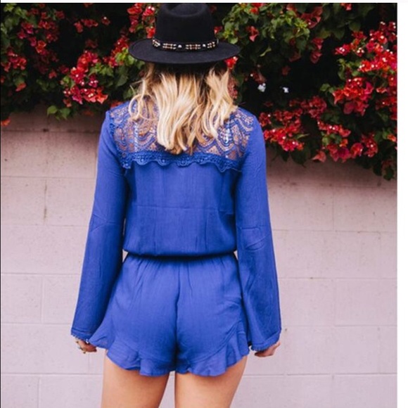 Blue romper - Picture 2 of 2