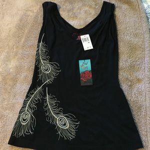 JW Los Angeles black blouse