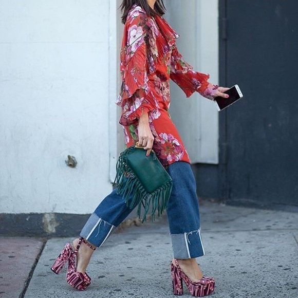 Zara jeans with "Turn ups"🙈