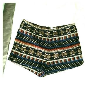 Fun embroidered shorts