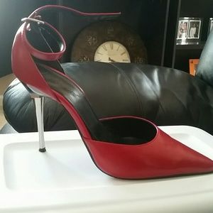 Beautiful Ankle Strap Red Heels