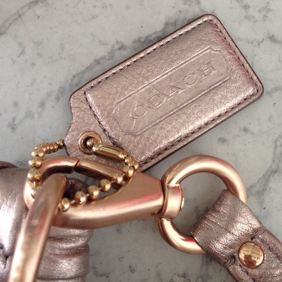 Coach Metallic Rose Gold Crossbody - Picture 4 of 4