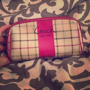 Coach makeup bag