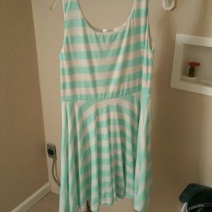 a beautiful sun dress  baby blue