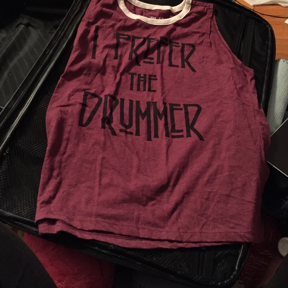 Maroon i prefer the drummer tank top