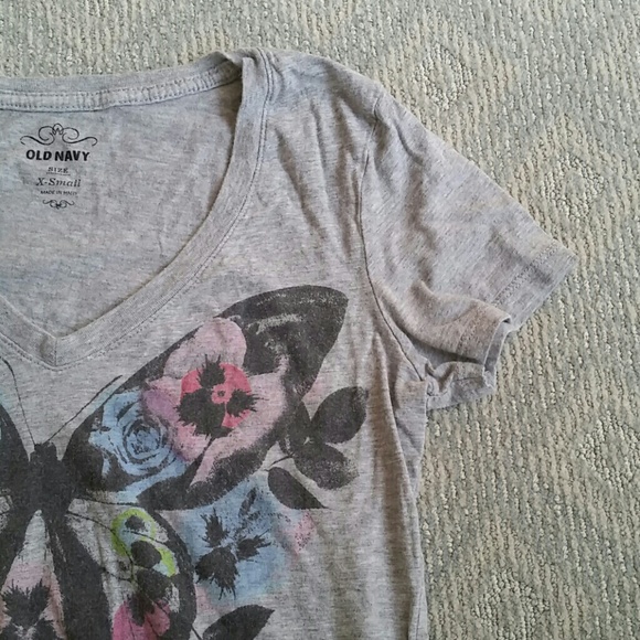 Old Navy Butterfly V-Neck