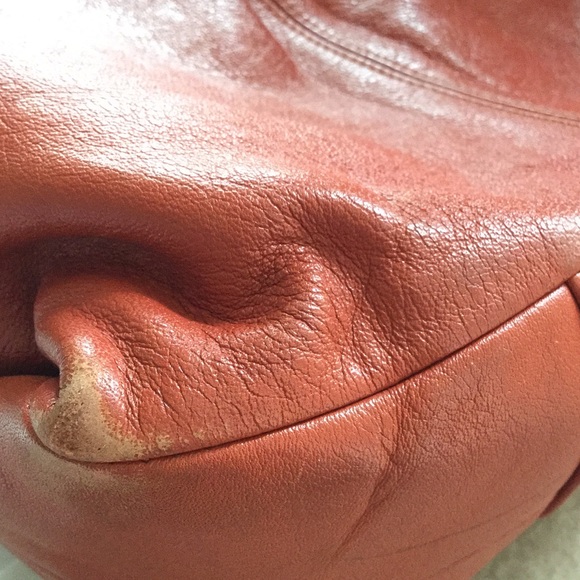 Red Leather Coach Purse - Picture 4 of 4