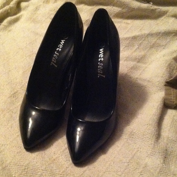 Black high heels