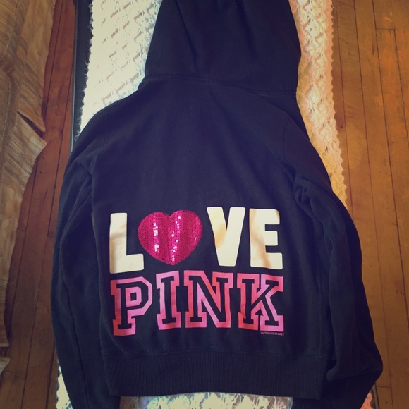LAST CHANCE! PINK zip up hoodie