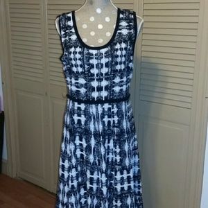 Black and white dress