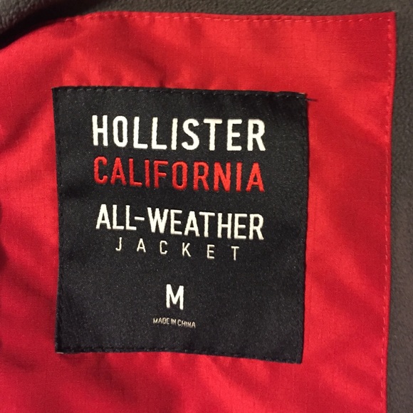 Men's hollister all weather jacket