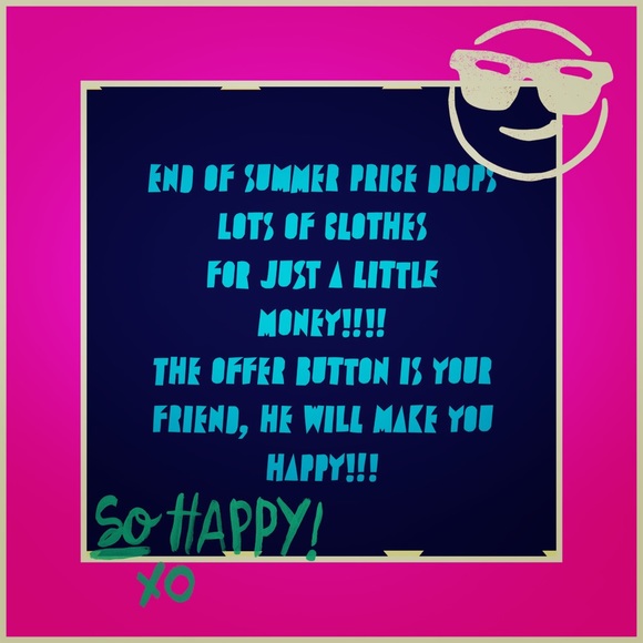😆👏🏻⬇️END OF SUMMER SALE⬇️👏🏻😆☀️