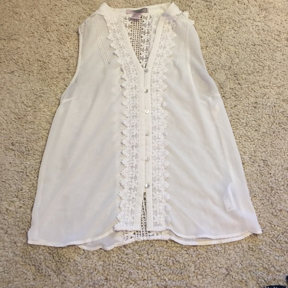 White Sheer Top