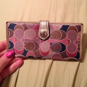 Coach envelope wallet