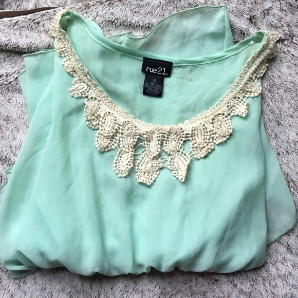 Sheer Beaded Blouse