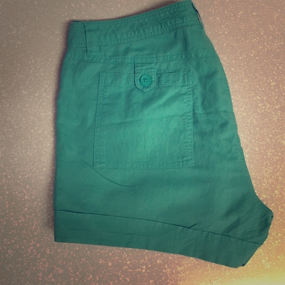 👚GAP👚Linen Shorts (Teal)