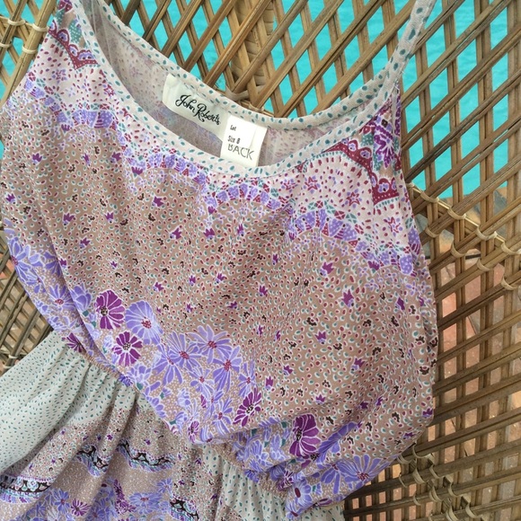 *SOLD* Vintage Floral Boho Dress - Picture 3 of 4