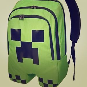 Mine craft Creeper backpack