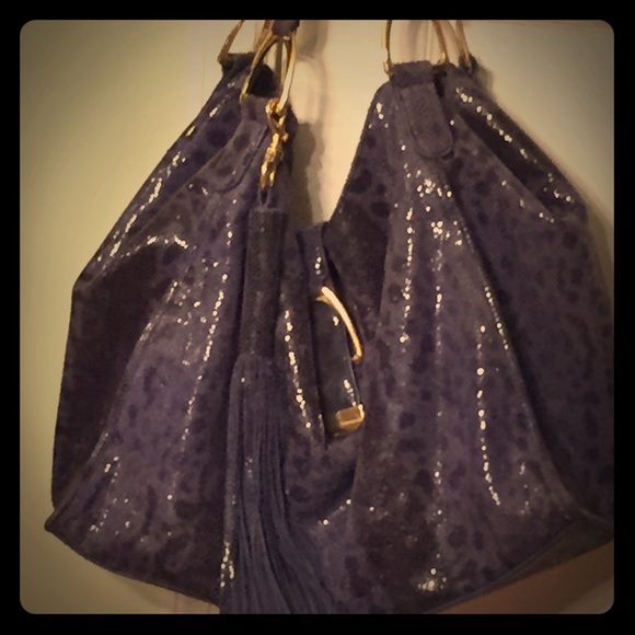 Gorgeous!  G.I.L.I. Exotic leather hobo/tote bag
