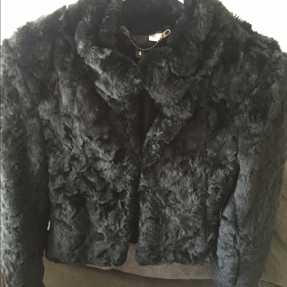 Faux fur jacket