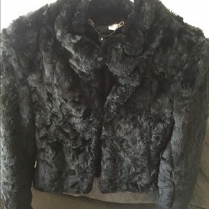 Faux fur jacket