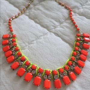 Orange J Crew style Necklace