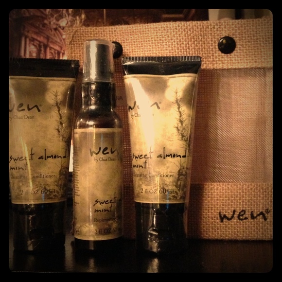 2 travel size wen cleansing conditioner plus spray