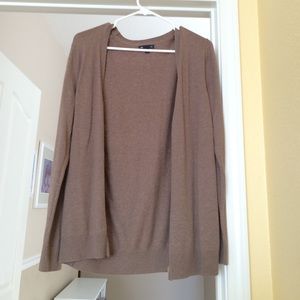 Light Brown Button Cardigan