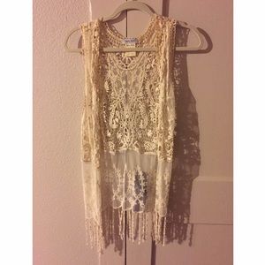 Lace vest