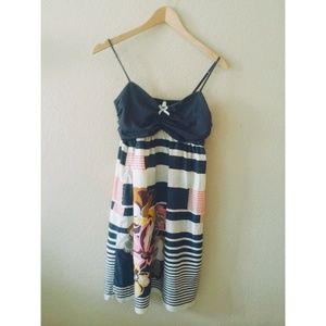Floral Anthropologie slip dress