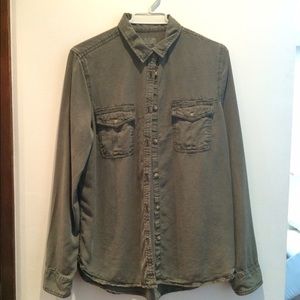 Military Green Portofino Shirt