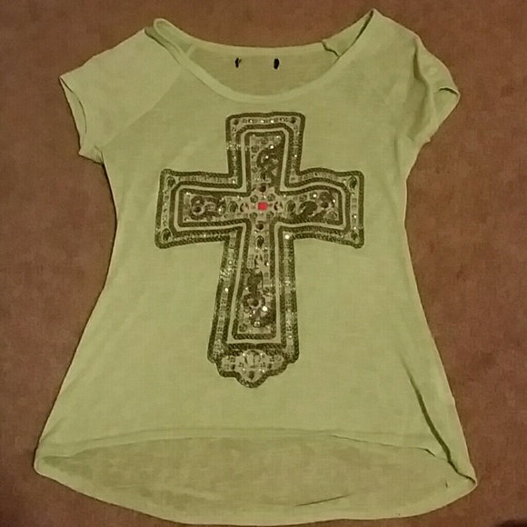 Green cross shirt